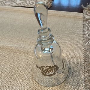 Crystal Clear Industries Bell with label. Made in Hungary - Measures 7 1/2”